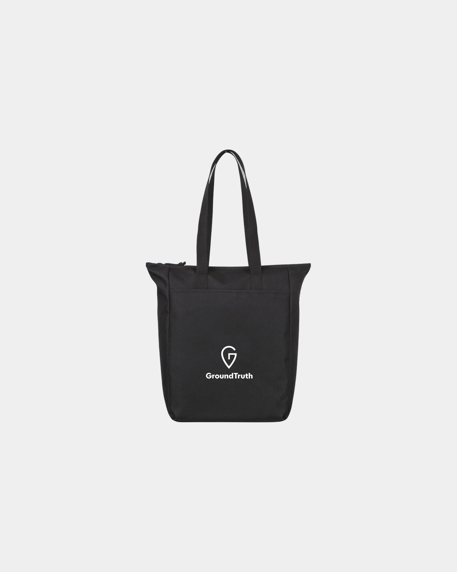 Custom recycled RPET zippered tote bag 11 x 15 inches - 4