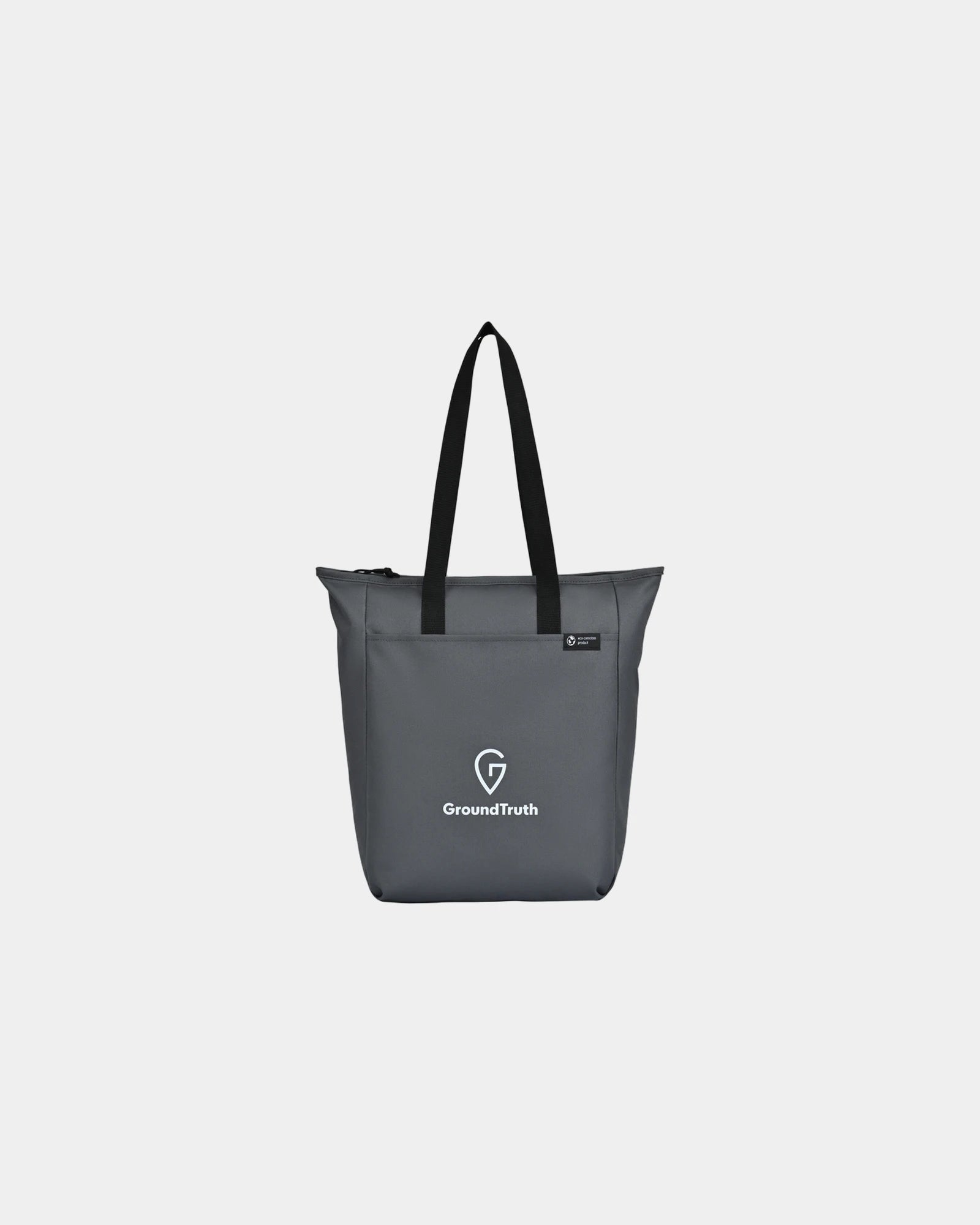 Custom recycled RPET zippered tote bag 11 x 15 inches - 14