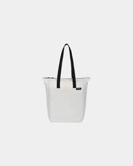 Custom recycled RPET zippered tote bag 11 x 15 inches - Cream