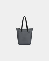 Custom recycled RPET zippered tote bag 11 x 15 inches - Durango Grey