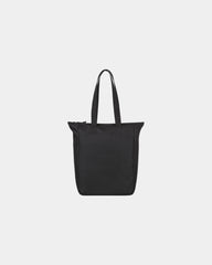 Custom recycled RPET zippered tote bag 11 x 15 inches - Black