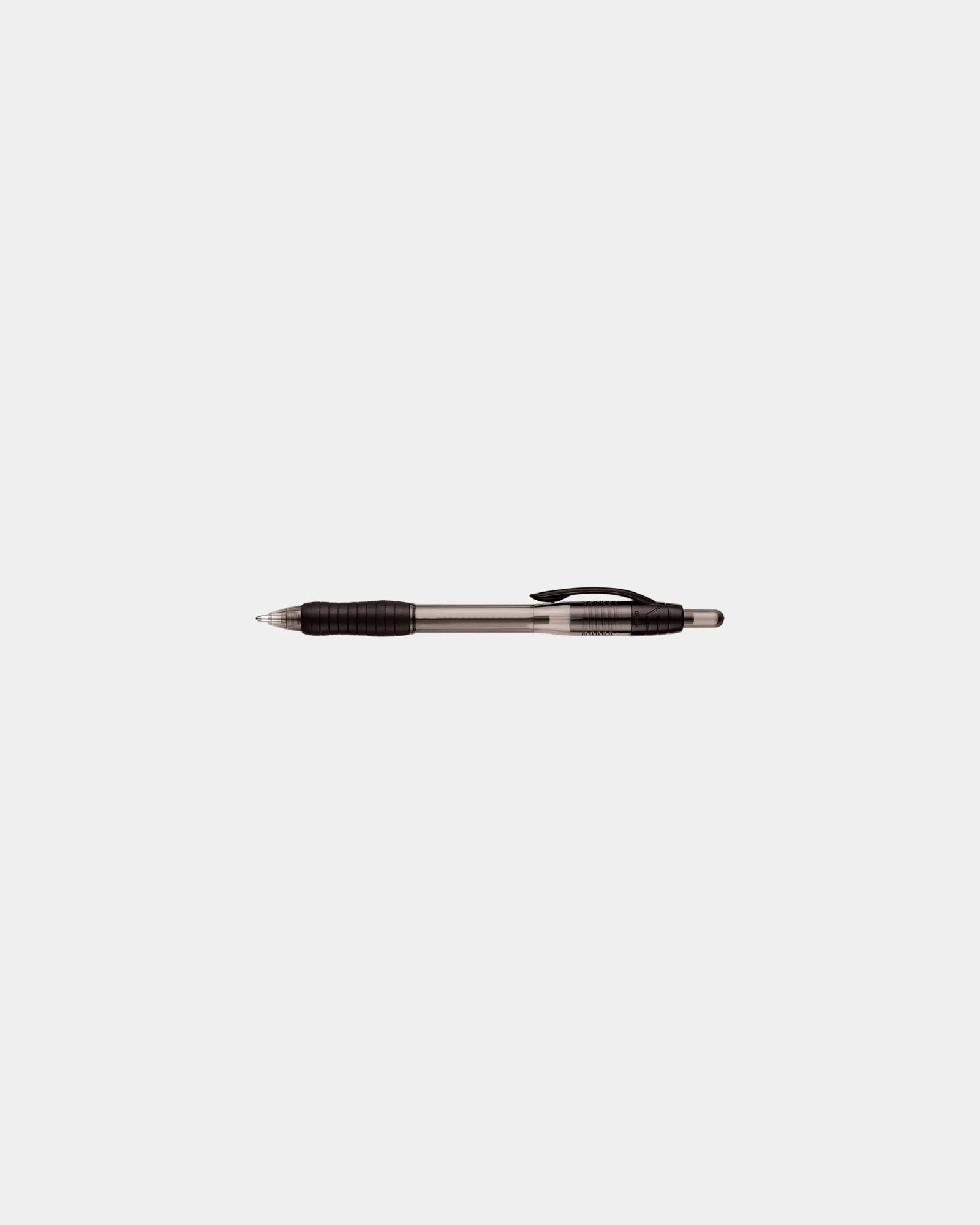 Custom gel ink retractable pen with comfort grip - Black