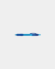 Custom gel ink retractable pen with comfort grip - Navy