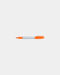 Custom fine point permanent marker for teams - Orange