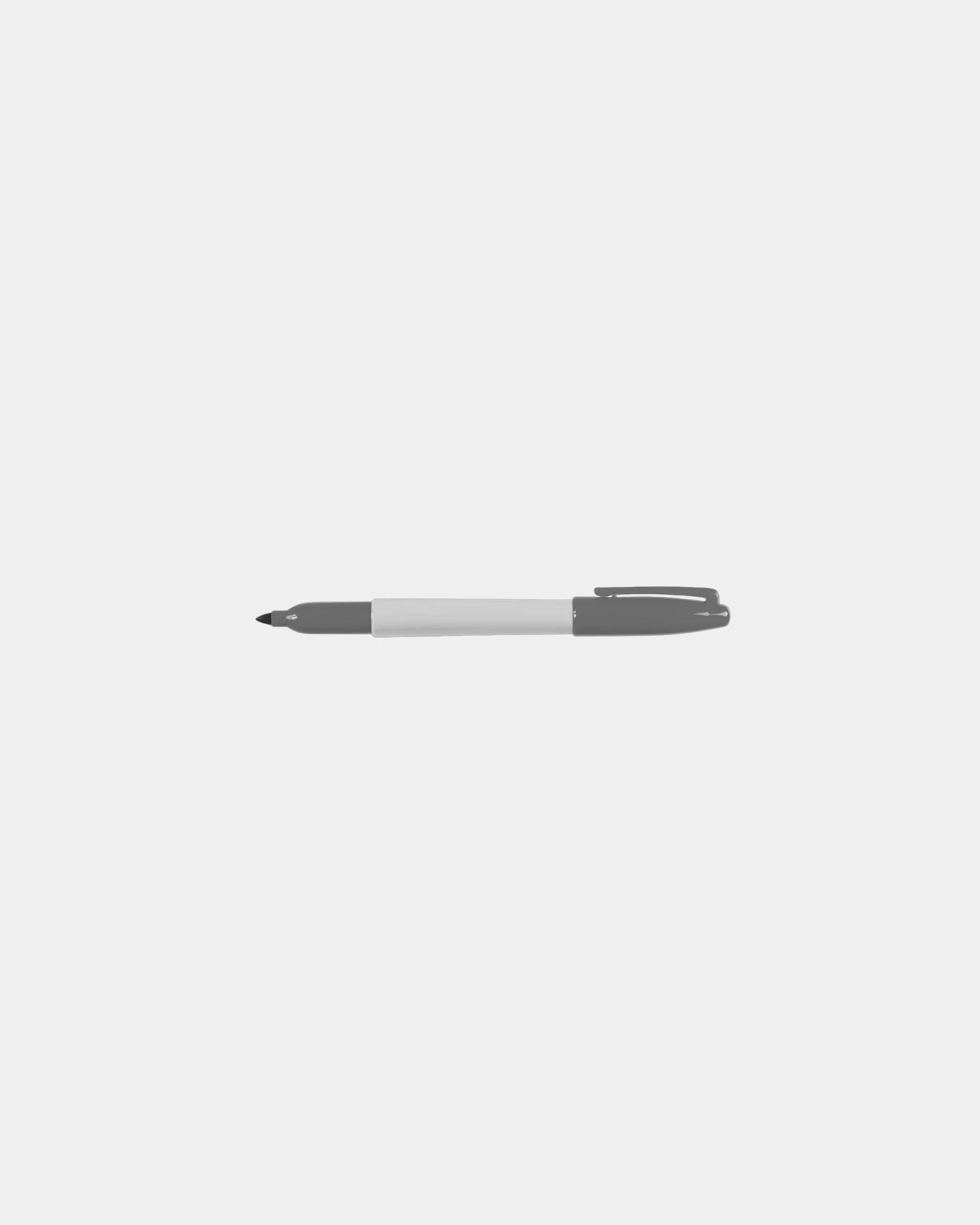 Custom fine point permanent marker for teams - Slate Grey