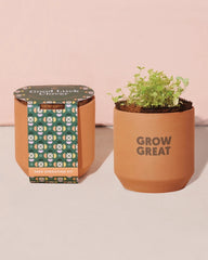 Custom terracotta grow kit good luck clover planter - 9