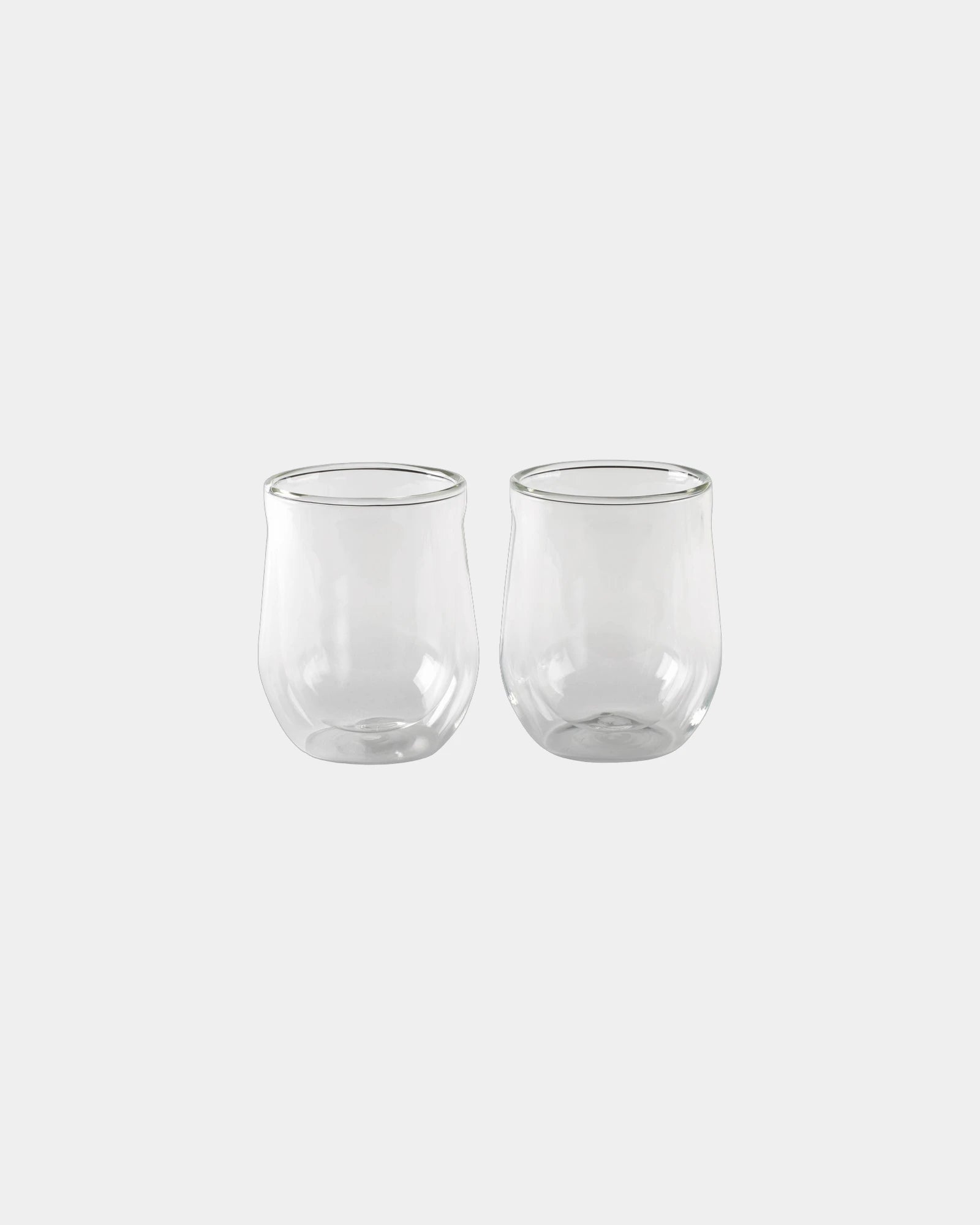 Custom double-wall Corkcicle stemless glass set of 2 - Clear