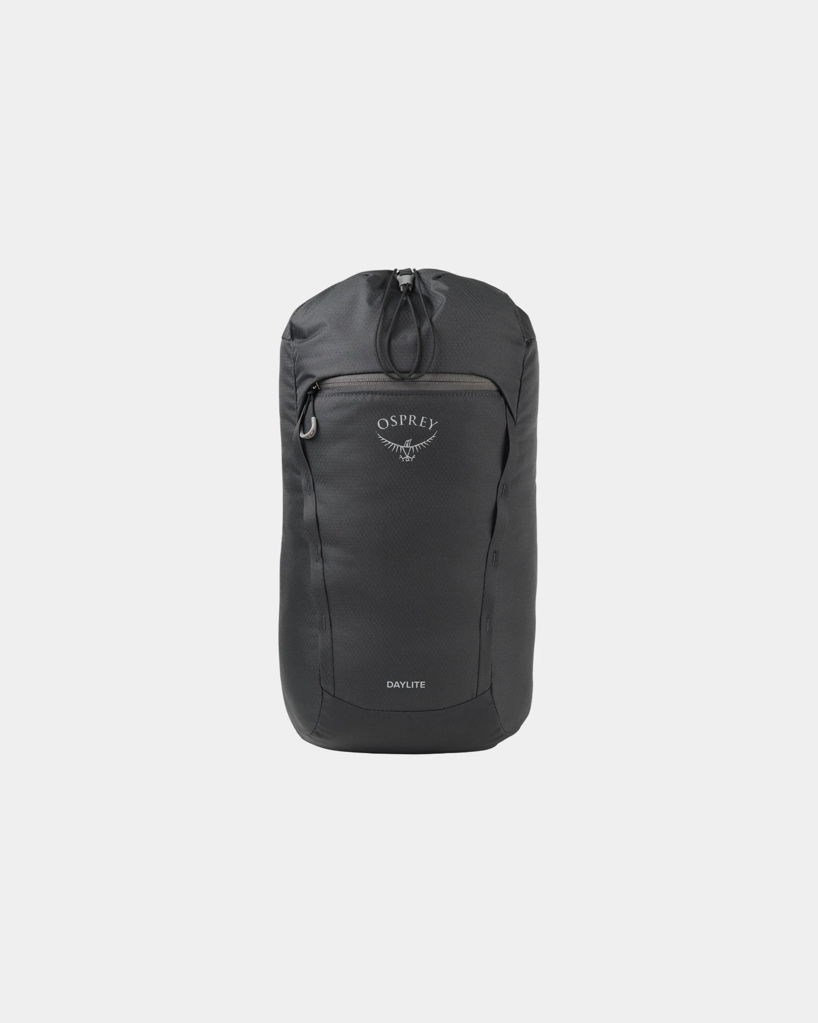 Custom recycled cinch backpack with top-load closure - Black