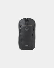 Custom recycled cinch backpack with top-load closure - Black