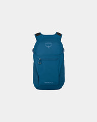 Branded recycled polyester Daylite Plus laptop backpack - Night Shift Blue