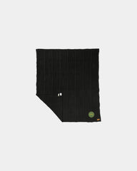 Custom organic cotton Tentree Cable Blanket 60" x 60" - Black (Bk)