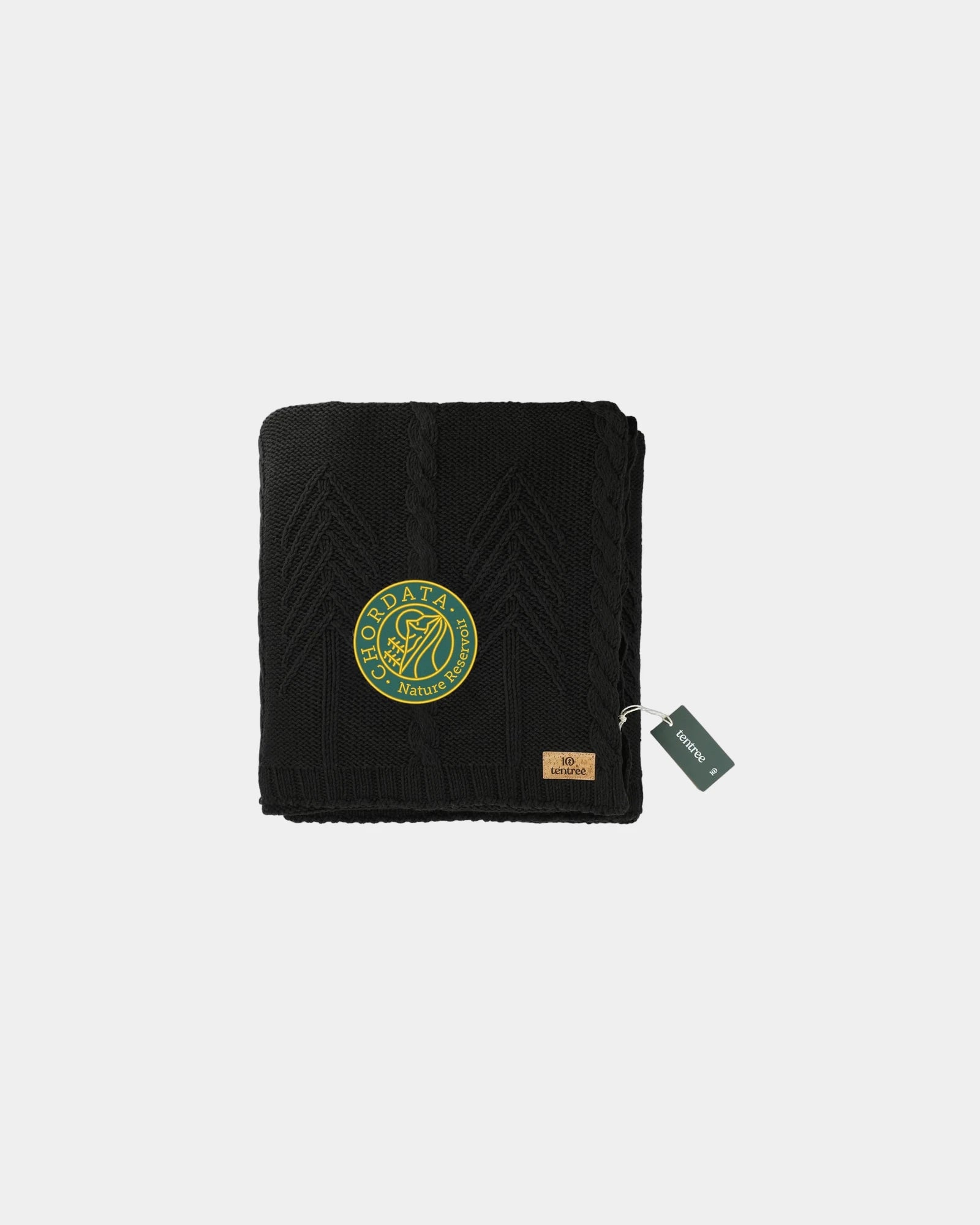 Custom organic cotton Tentree Cable Blanket 60" x 60" - 2