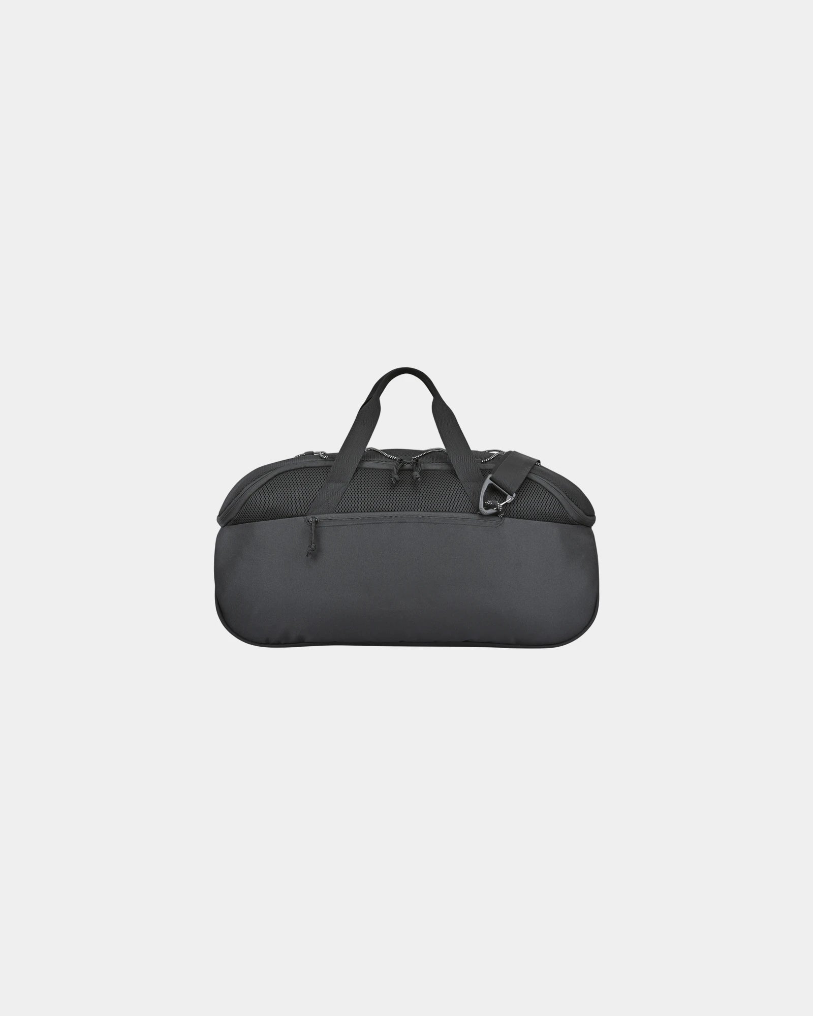 Custom recycled RPET mesh sport duffel bag - Black