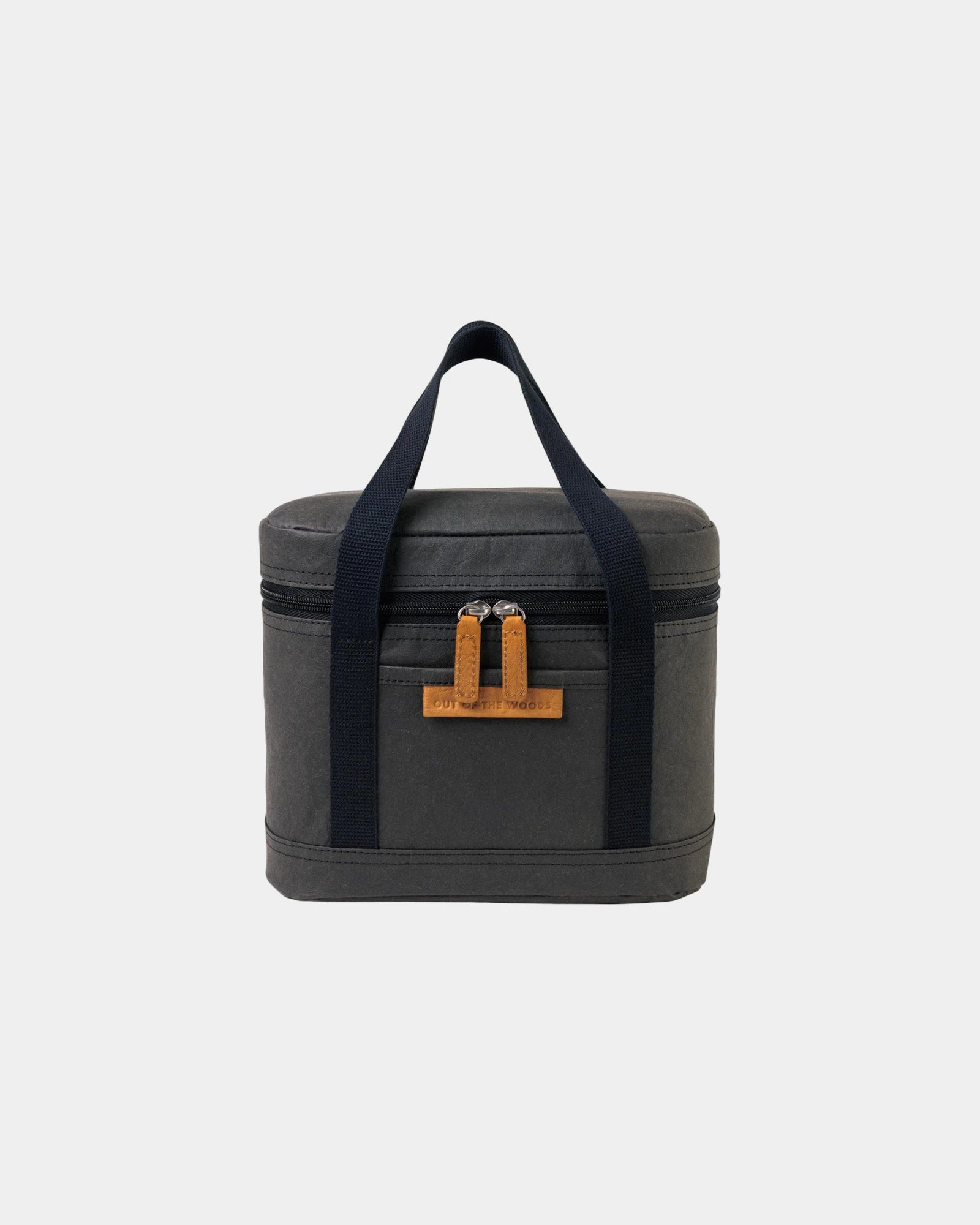Custom FSC-certified washable paper mini lunch bag - Ebony