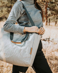 Custom washable paper 24-can messenger cooler bag - 11