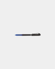 Custom 0.5mm roller pen with metal clip finish - Royal Blue