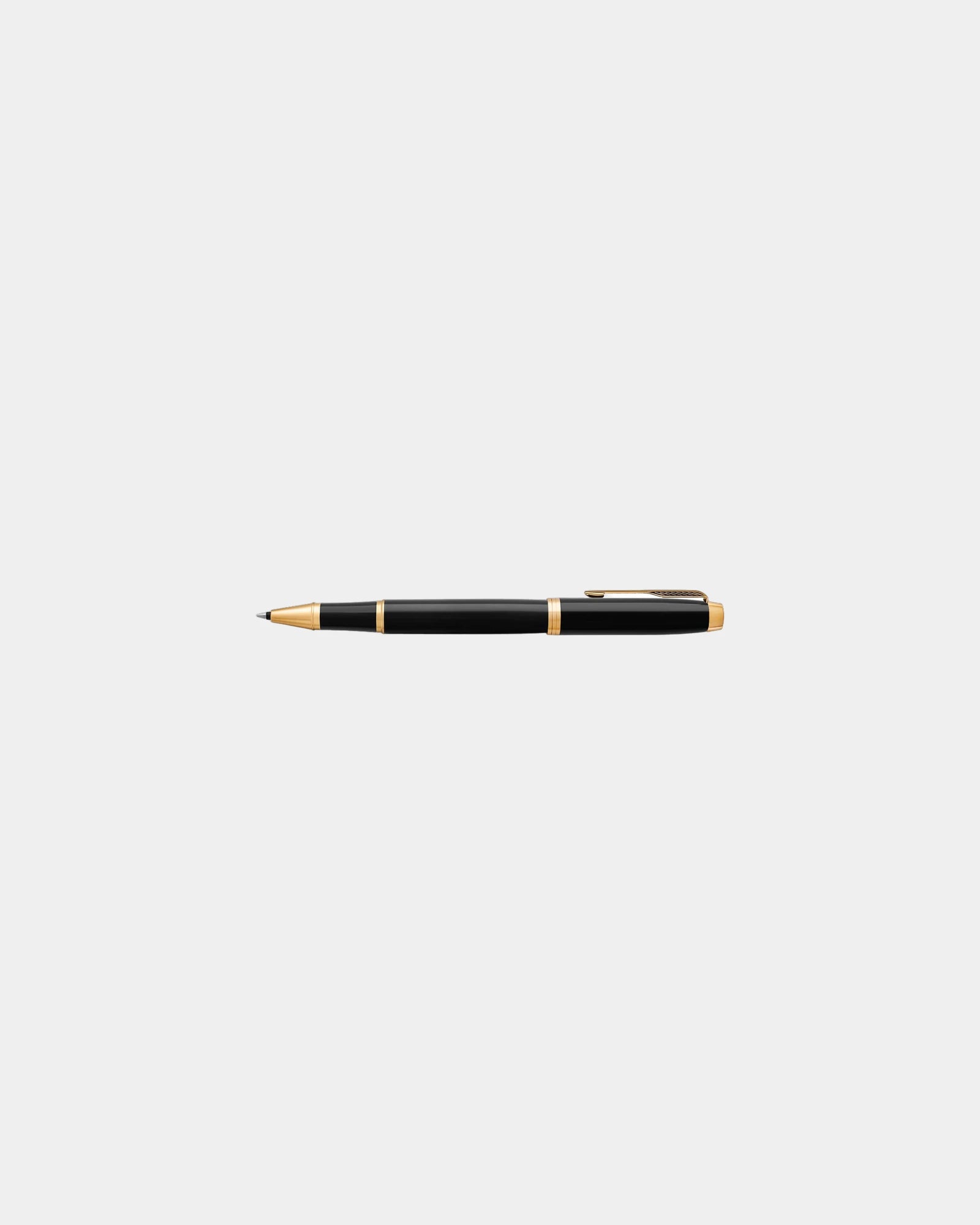 Custom metal rollerball pen Parker IM gift box - Black - Gold Trim