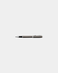 Custom metal rollerball pen Parker IM gift box - Espresso - Silver Trim