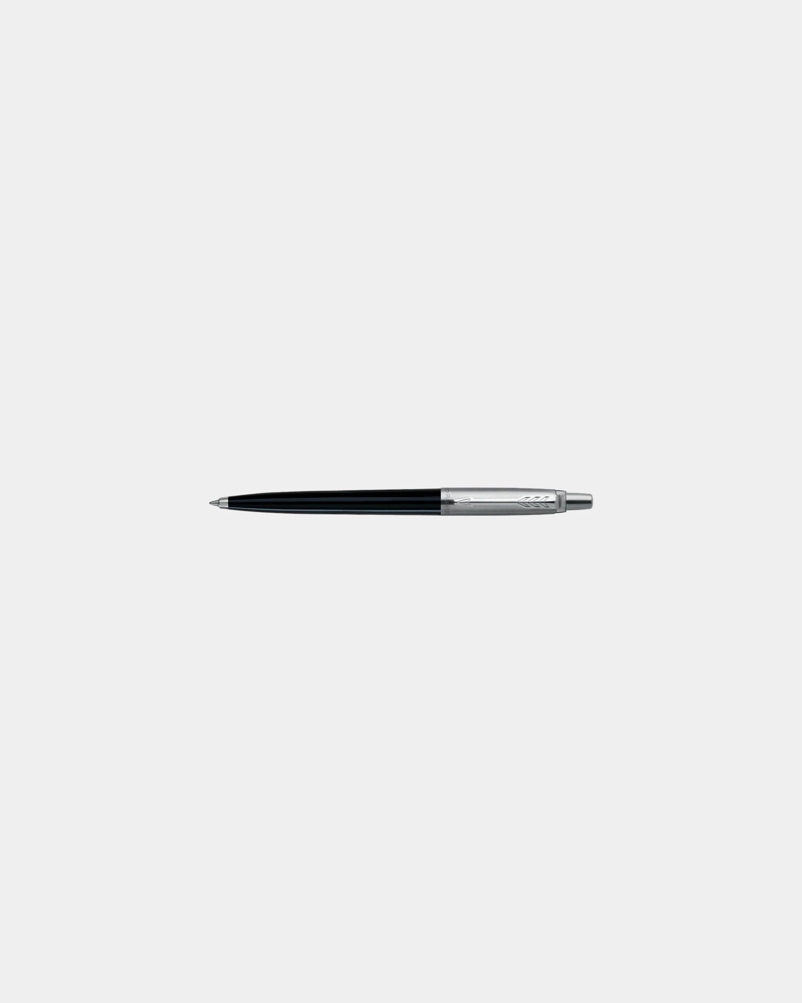 Custom Parker Jotter Original Ballpoint Pen - Black - Silver Trim