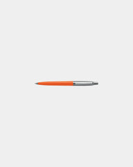 Custom Parker Jotter Original Ballpoint Pen - Orange - Silver Trim