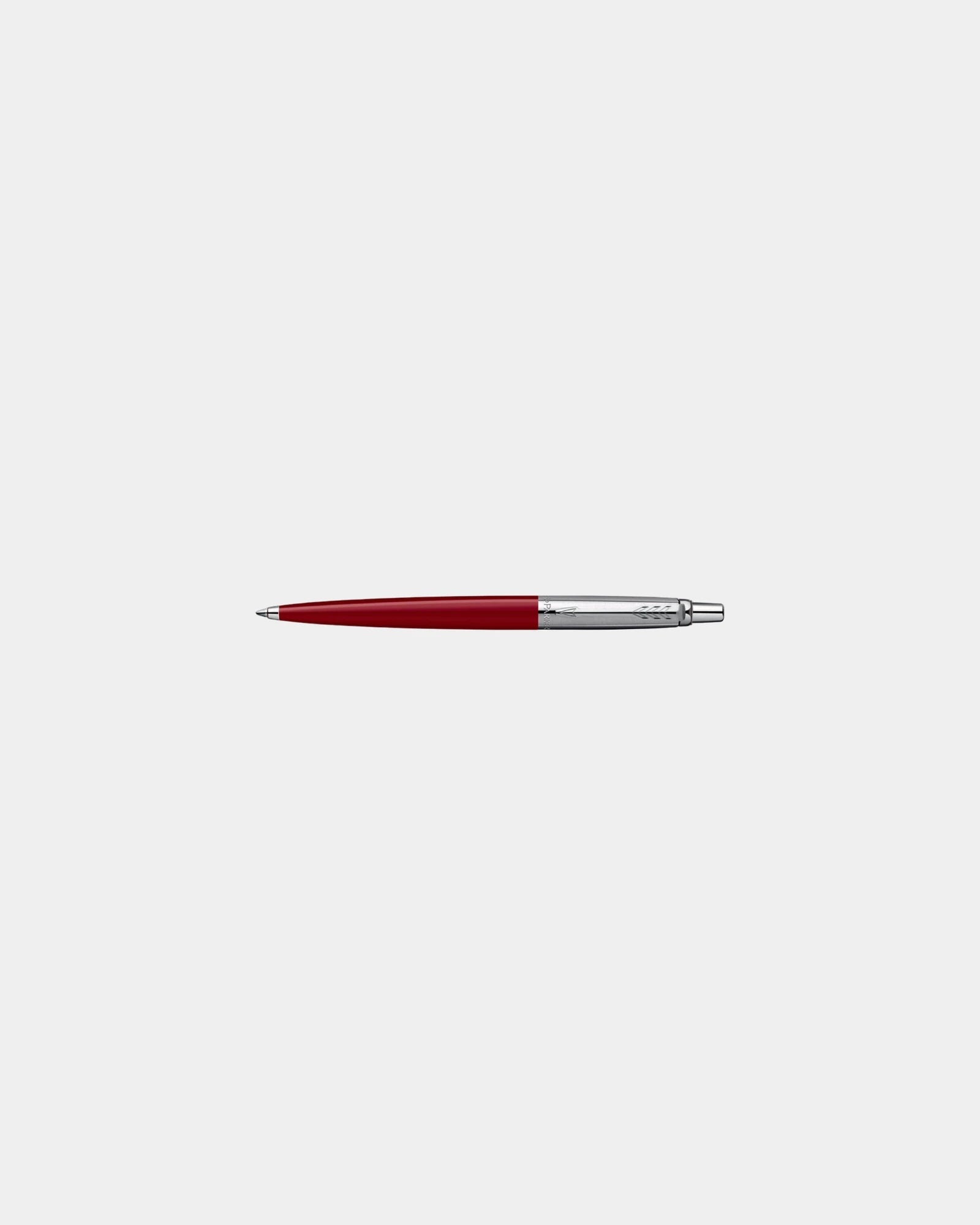 Custom Parker Jotter Original Ballpoint Pen - Red - Silver Trim