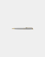 Custom metal ballpoint pen Waterman Hemisphere - Stainless Steel - Gold Trim