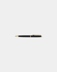 Custom metal ballpoint pen Waterman Hemisphere - Black - Gold Trim