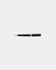 Custom matte metal Parker Sonnet rollerball pen - Black Matte - Silver Trim