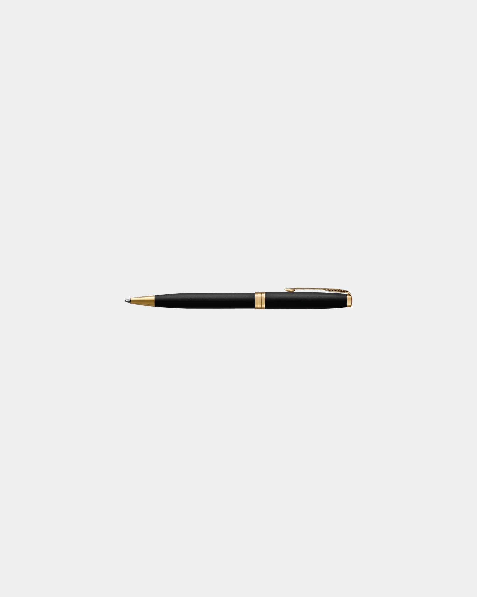 Custom matte metal ballpoint pen Parker Sonnet - Black Matte - Gold Trim