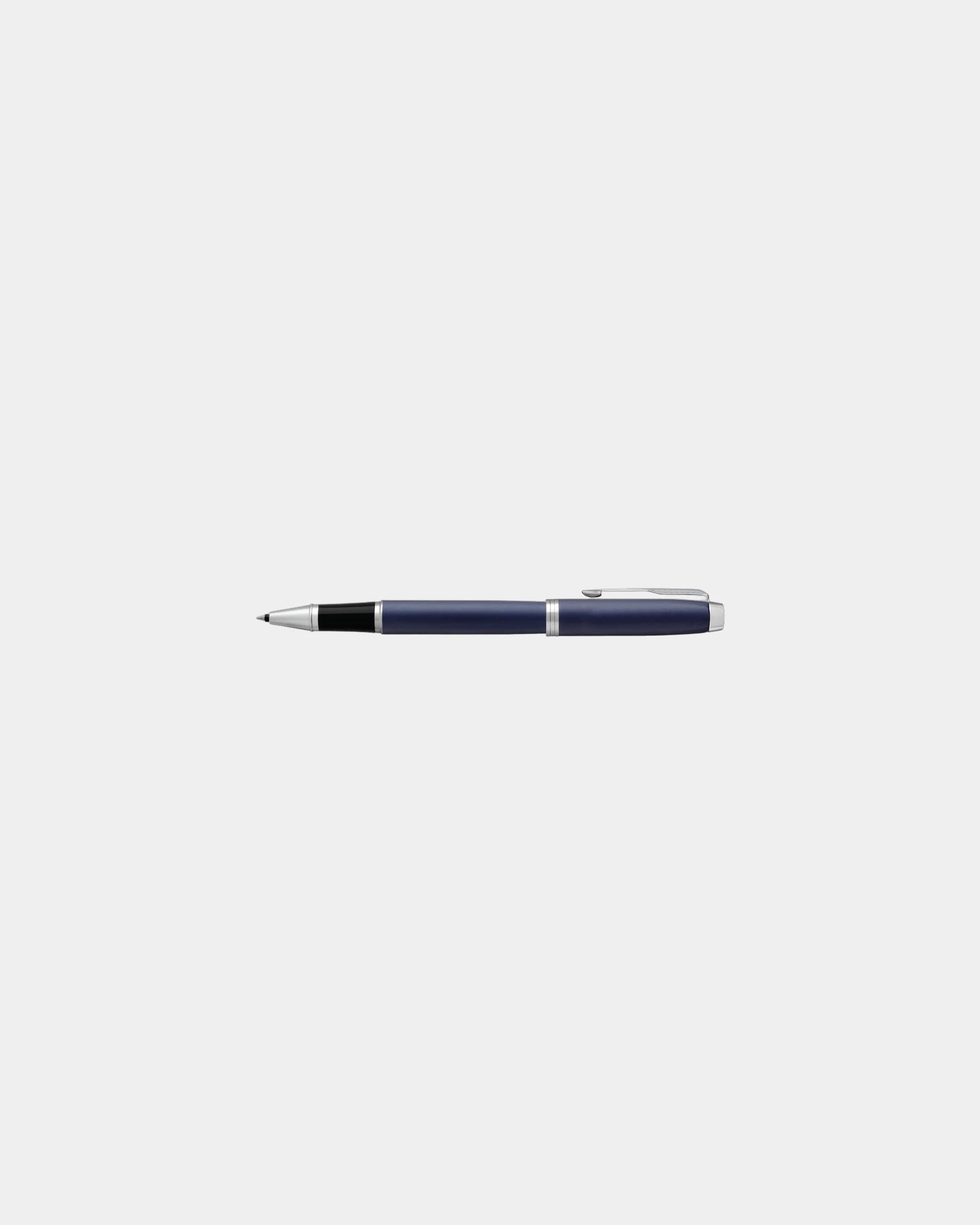 Custom metal rollerball pen Parker IM matte blue - Blue Matte - Silver Trim