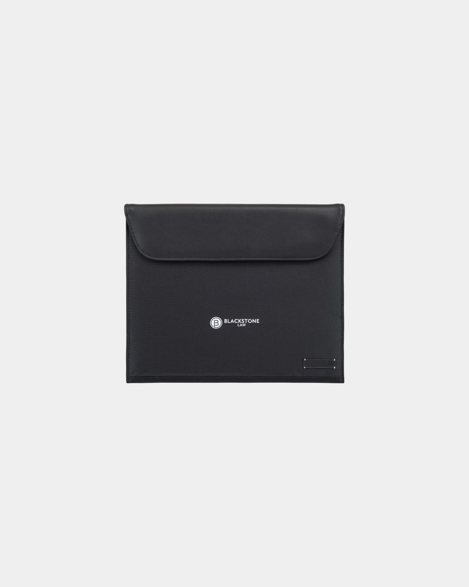 Custom recycled nylon padfolio with vegan leather accents - 3