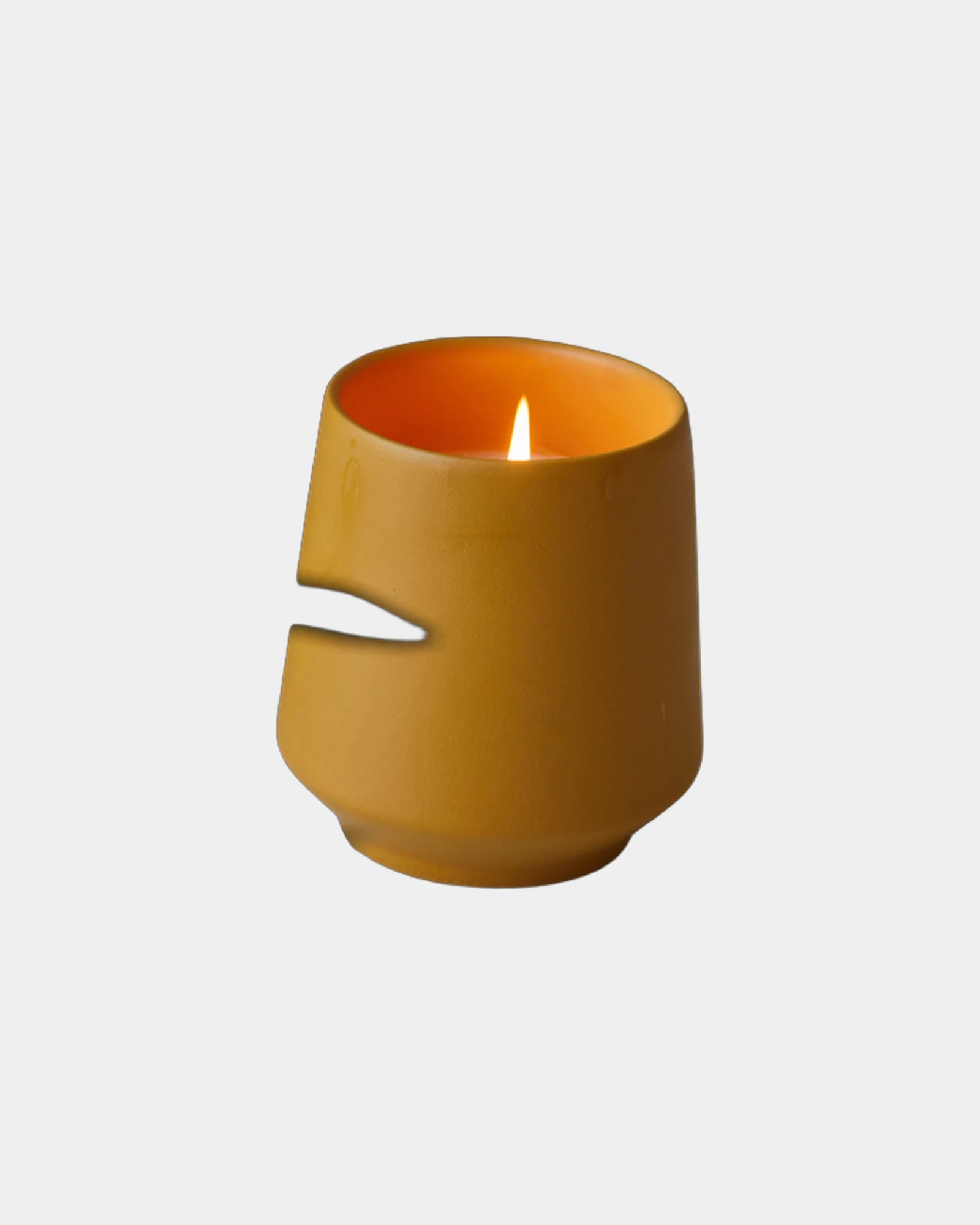 Custom soy-blend candle with ceramic vessel and seeds - 20