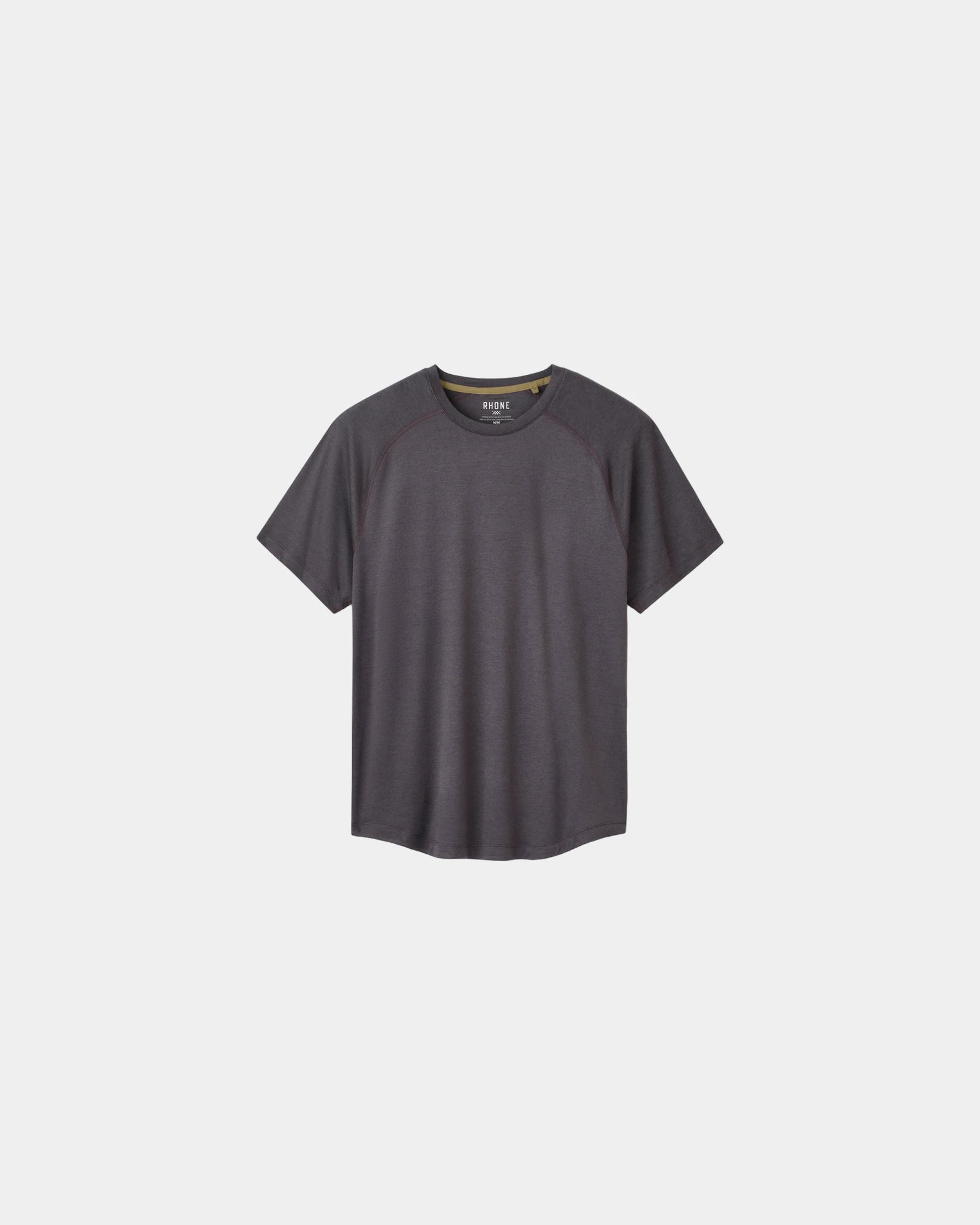 Custom moisture-wicking anti-odor performance tee - Asphalt Heather Gray