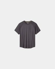 Custom moisture-wicking anti-odor performance tee - Asphalt Heather Gray