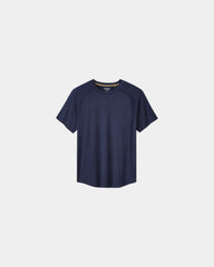 Custom moisture-wicking anti-odor performance tee - Navy Blue Heather