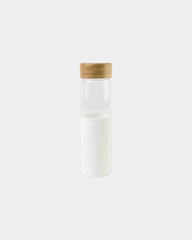 Custom Tritan 20-oz bamboo lid water bottle - White