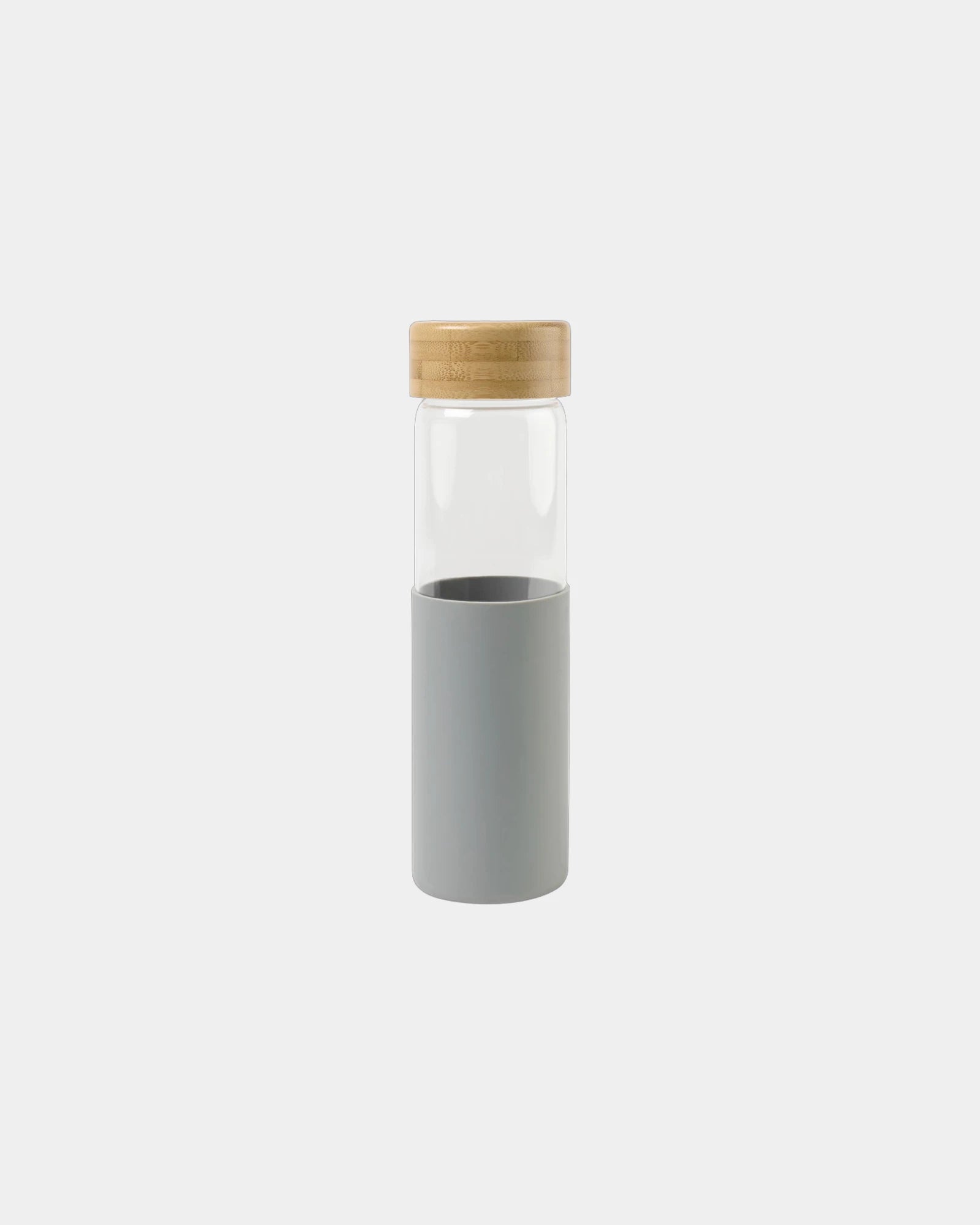 Custom Tritan 20-oz bamboo lid water bottle - Dove Grey