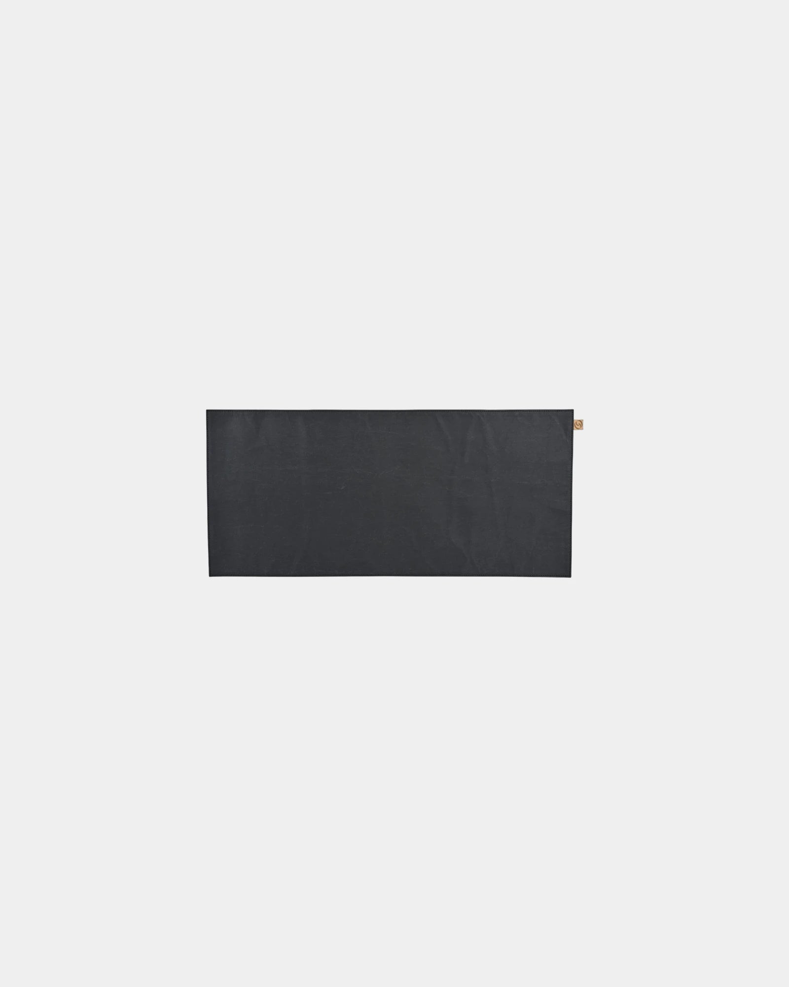 Custom FSC-certified washable paper desktop blotter - Ebony