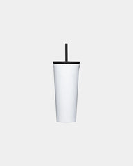 Custom triple-insulated Corkcicle 24-oz cold cup - White