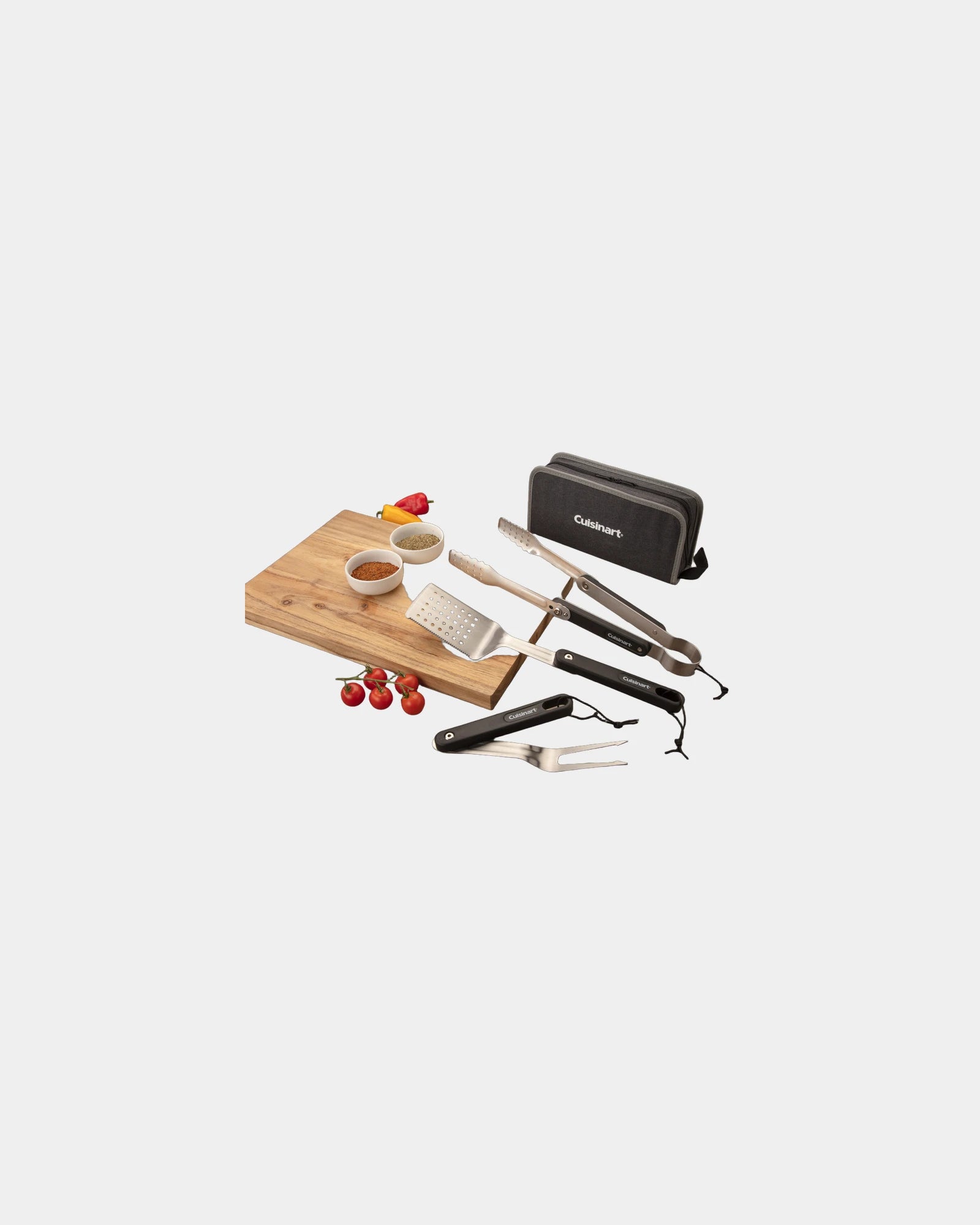 Custom folding grill tool set with carrying case - 9