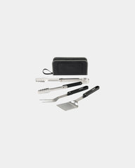 Custom folding grill tool set with carrying case - Charcoal