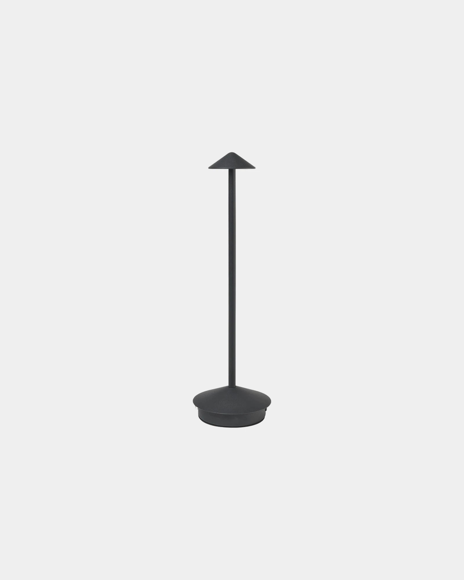 Custom rechargeable LED aluminum table lamp - Black