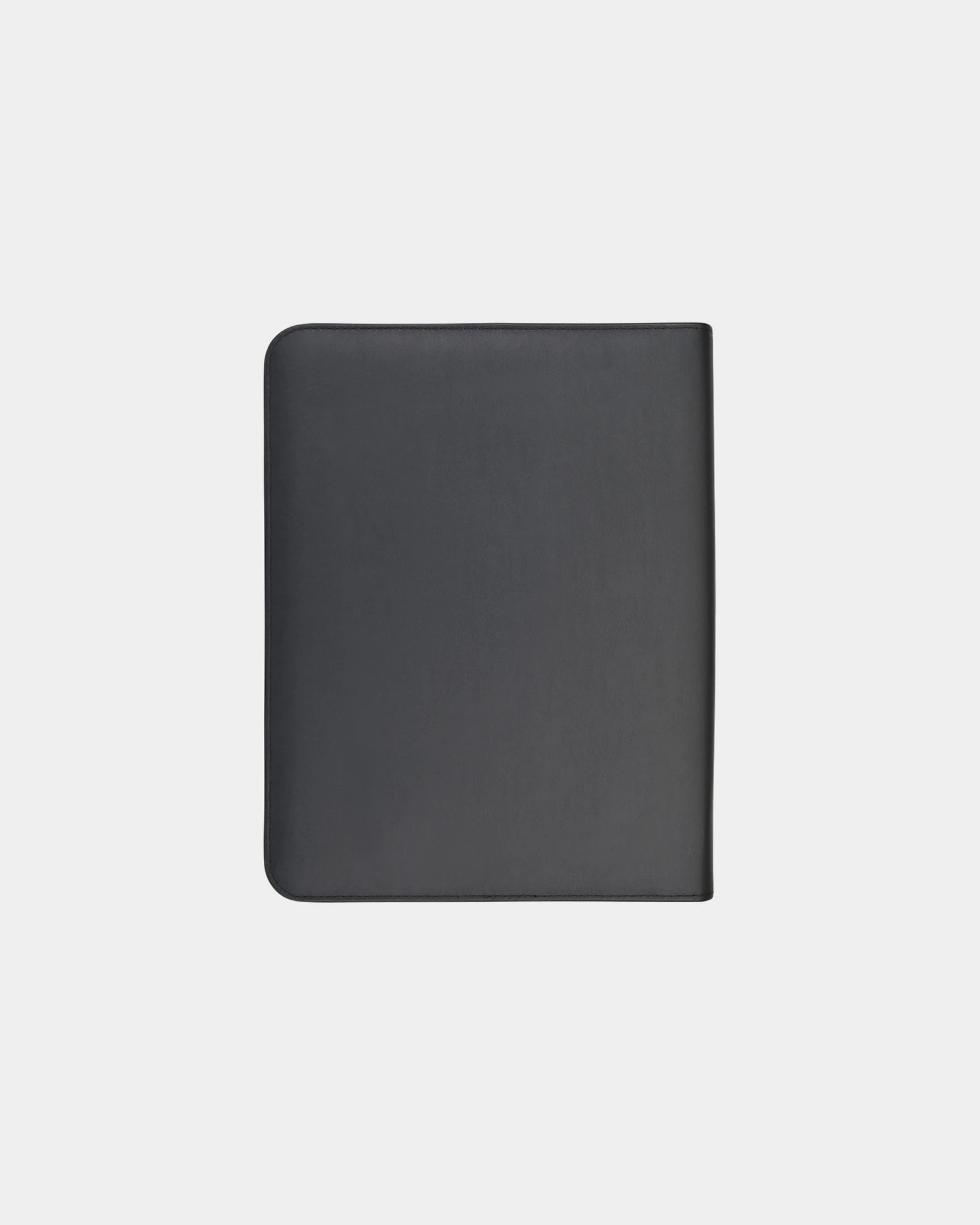 Custom vegan leather zippered padfolio FSC paper pad - 2