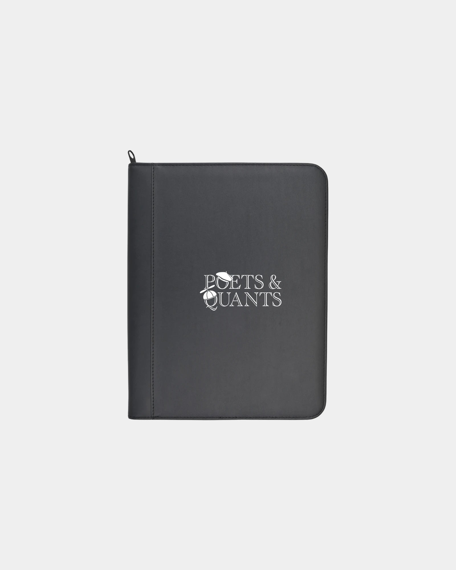 Custom vegan leather zippered padfolio FSC paper pad - 3