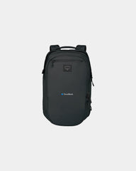 Custom recycled 20L laptop backpack with airflow back - Black