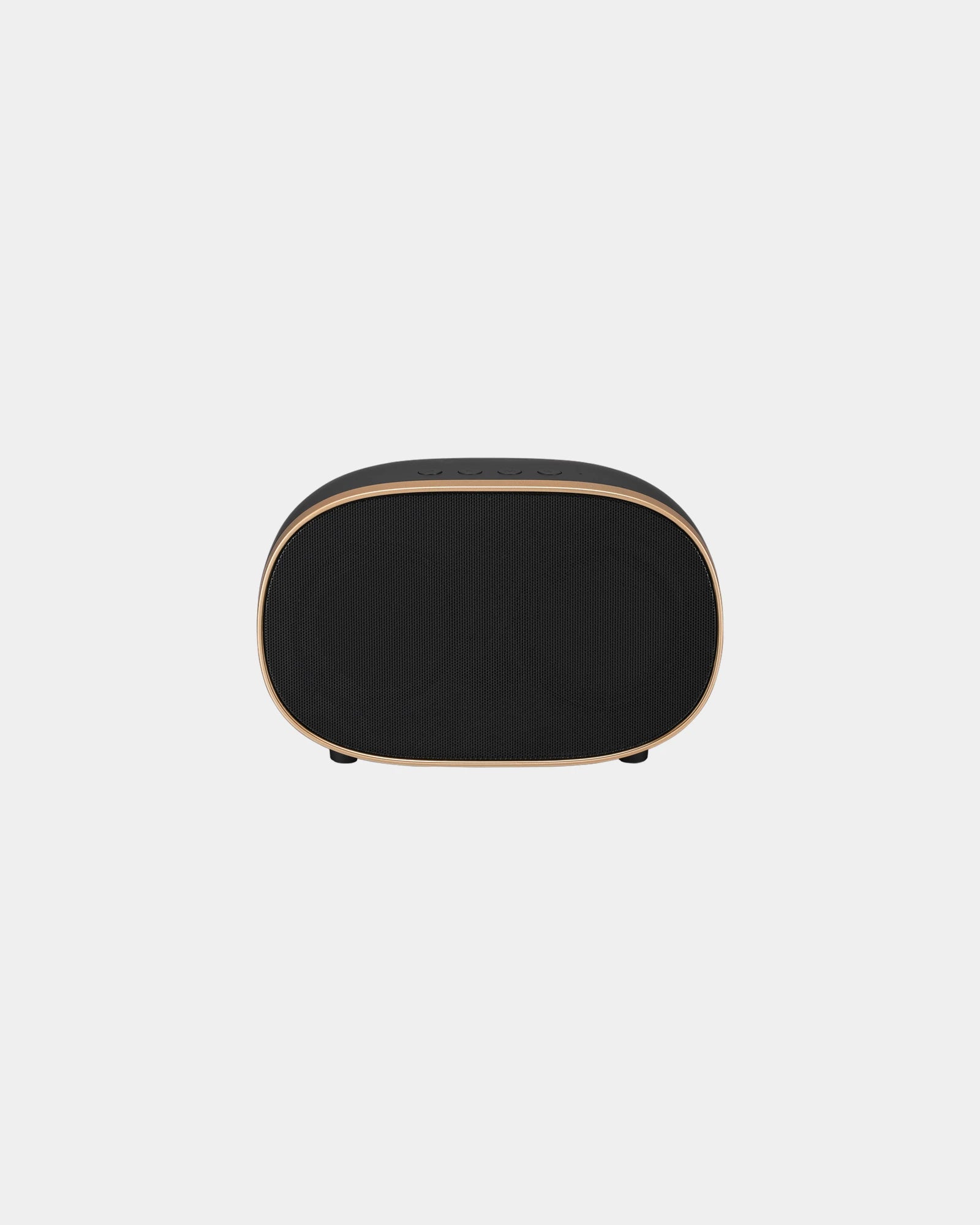 Custom retro wireless Bluetooth speaker with LED lights - Black