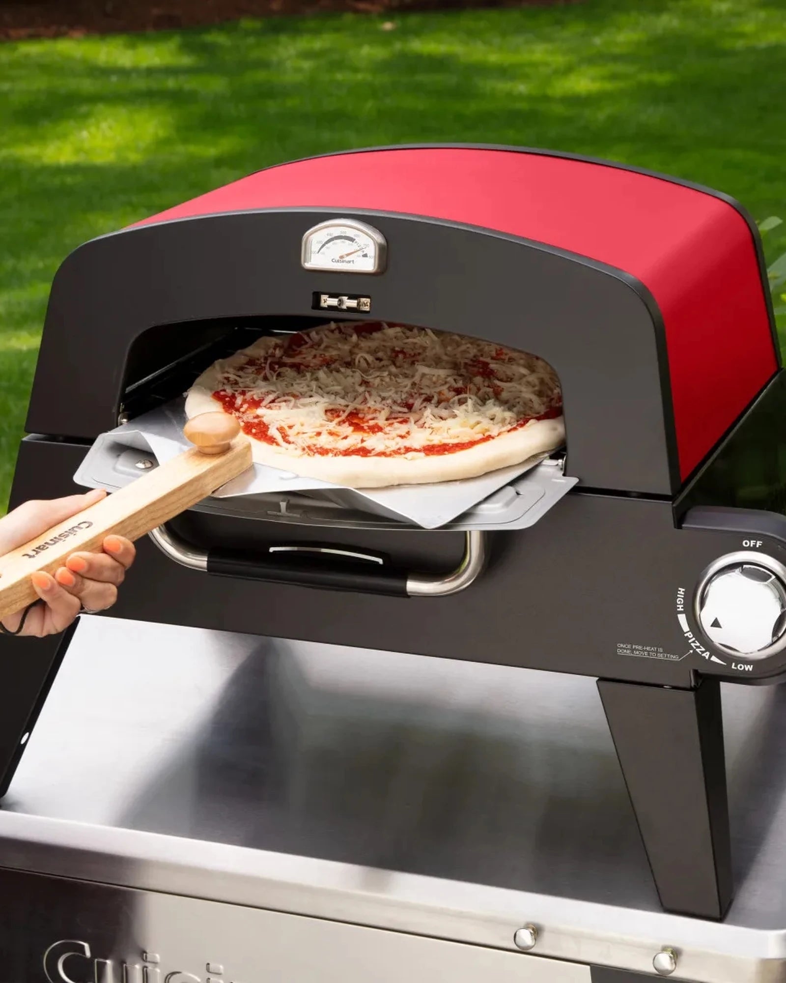 Branded stainless steel pizza oven Cuisinart Outdoors - 15