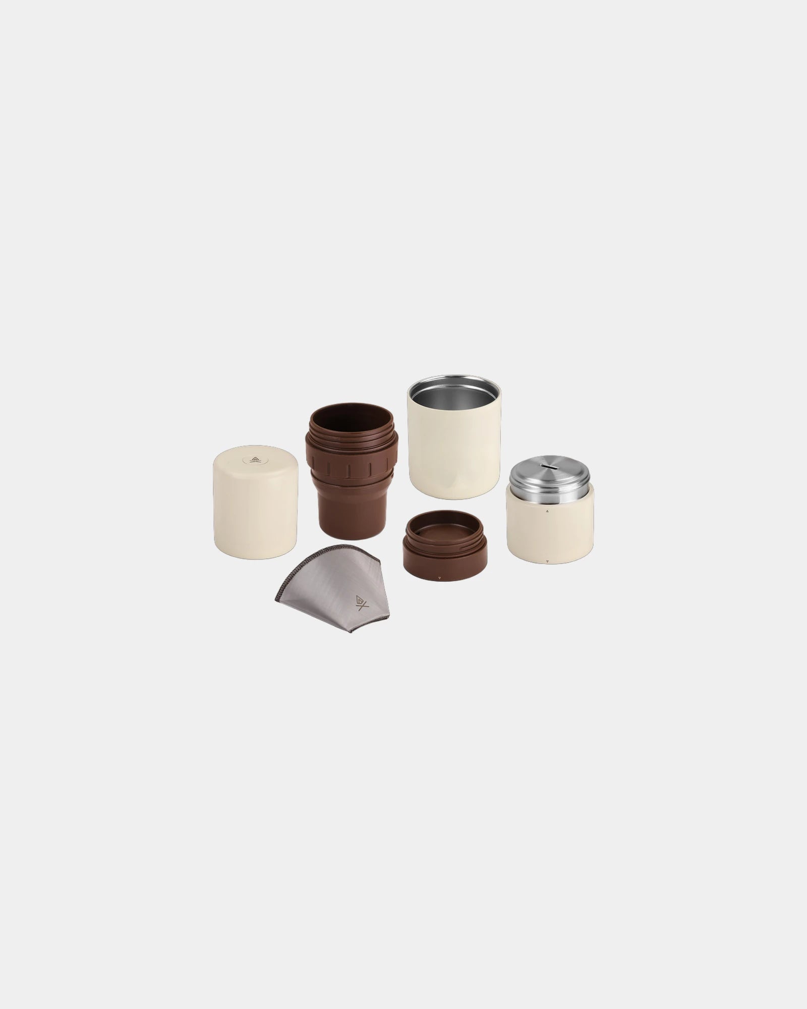 Custom recycled stainless steel pour-over coffee kit - 24