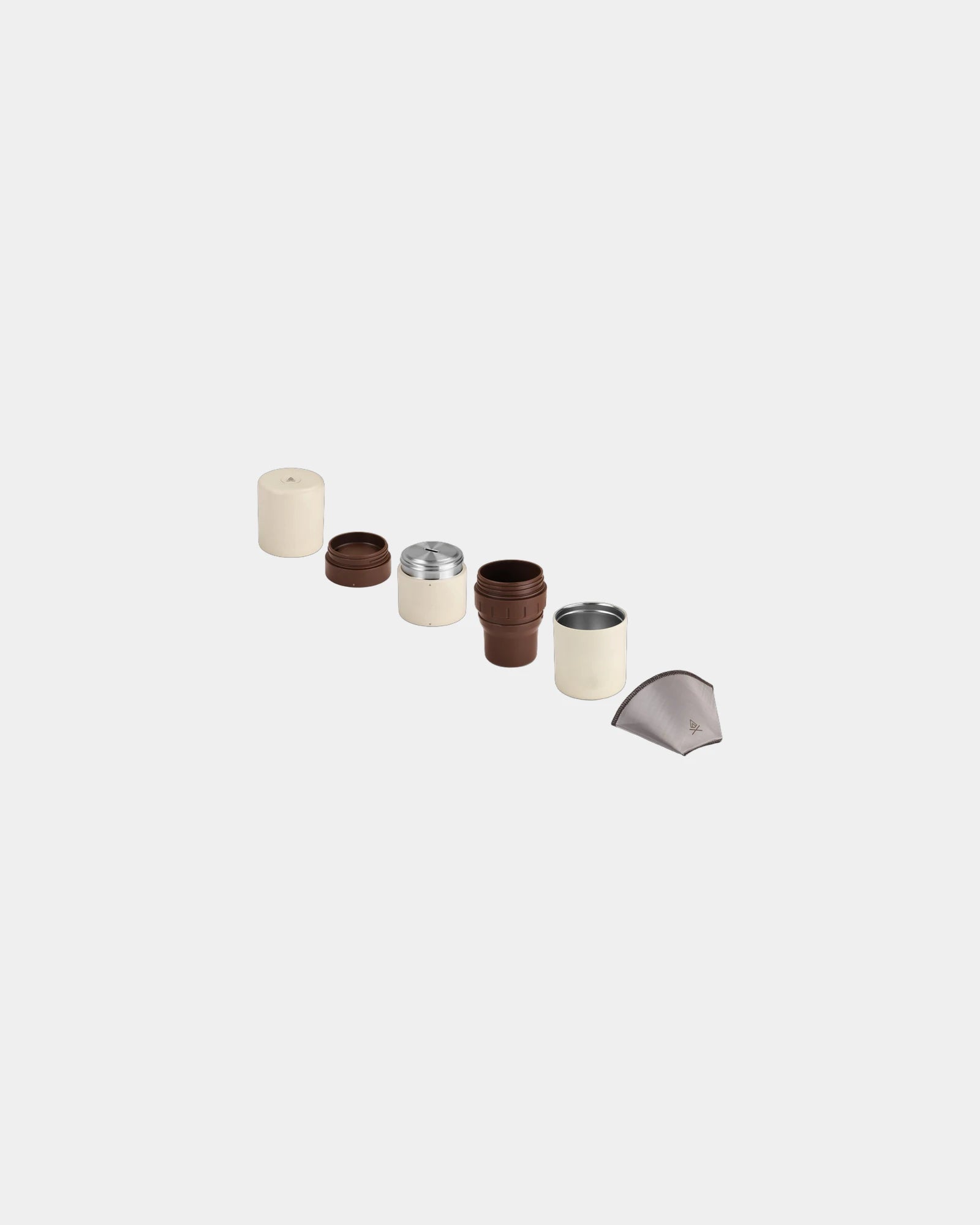 Custom recycled stainless steel pour-over coffee kit - 23