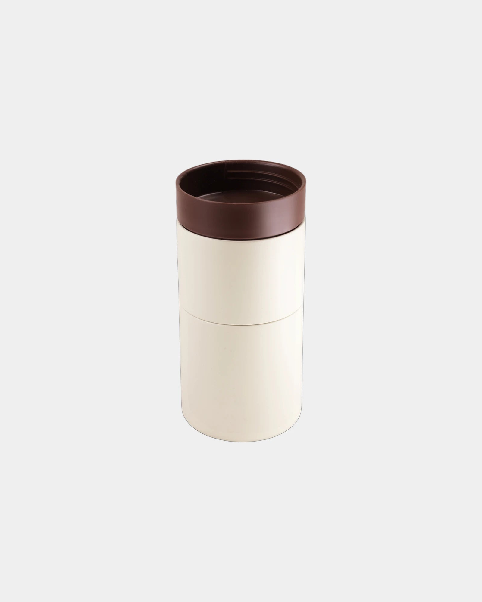 Custom recycled stainless steel pour over coffee set - Cream